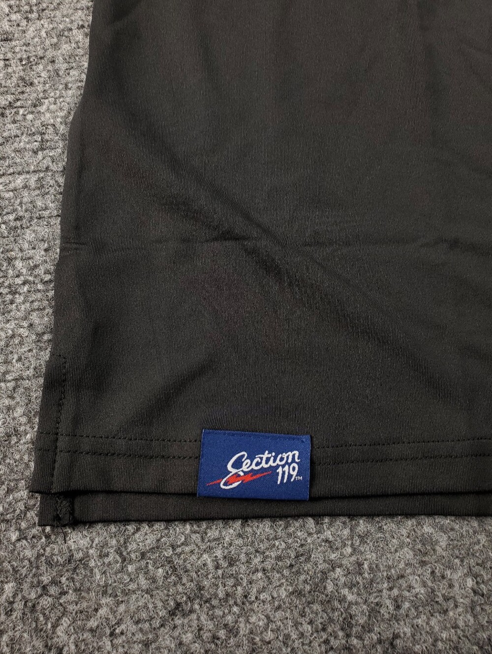 Section 119 The Beatles Polo Shirt Mens Medium Performance Stretch Golf Black - Picture 7 of 9